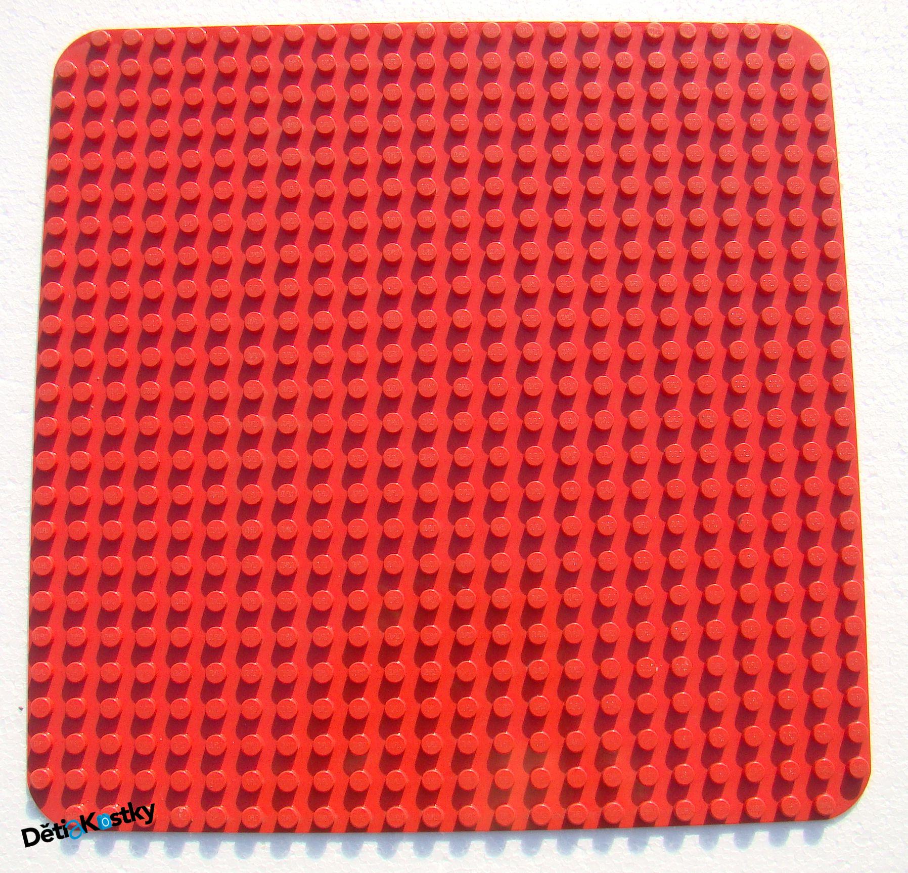 Lego® Duplo® Podložka/Deska 24x24 Červená (Jako Nová) - Viz Popis Níže!