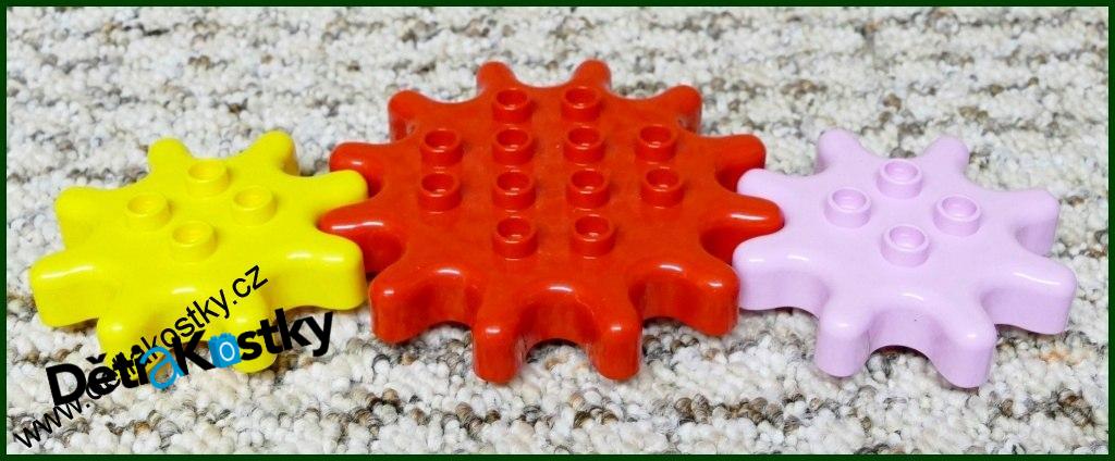 Lego® Duplo® Ozubená Kostka Růžová Menší