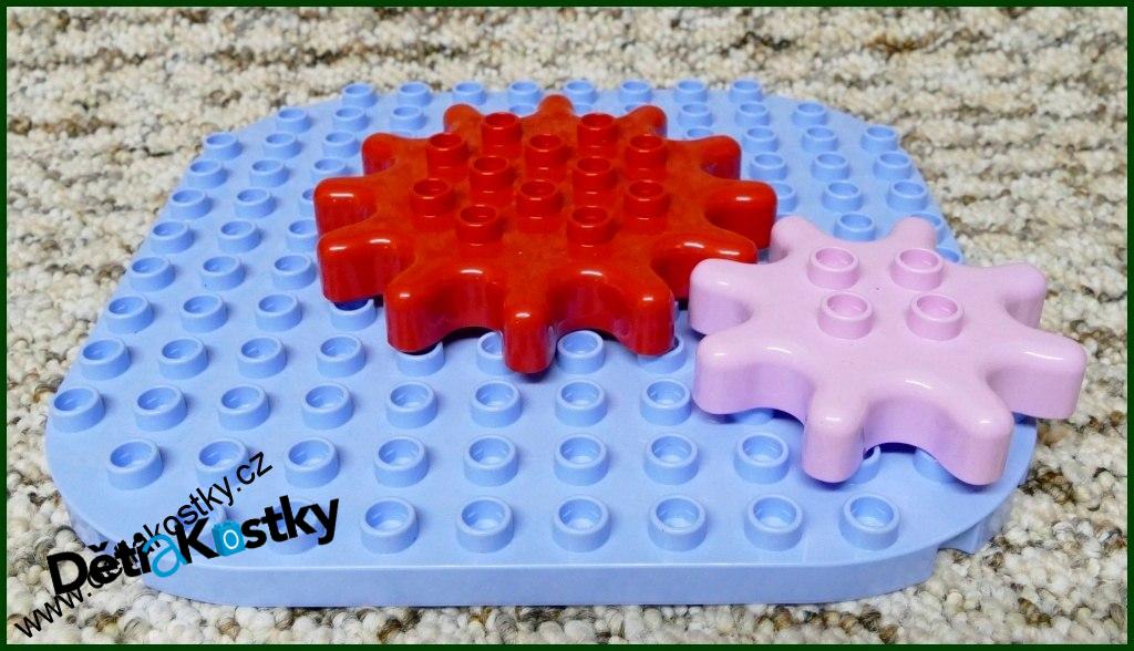 Lego® Duplo® Ozubená Kostka Růžová Menší