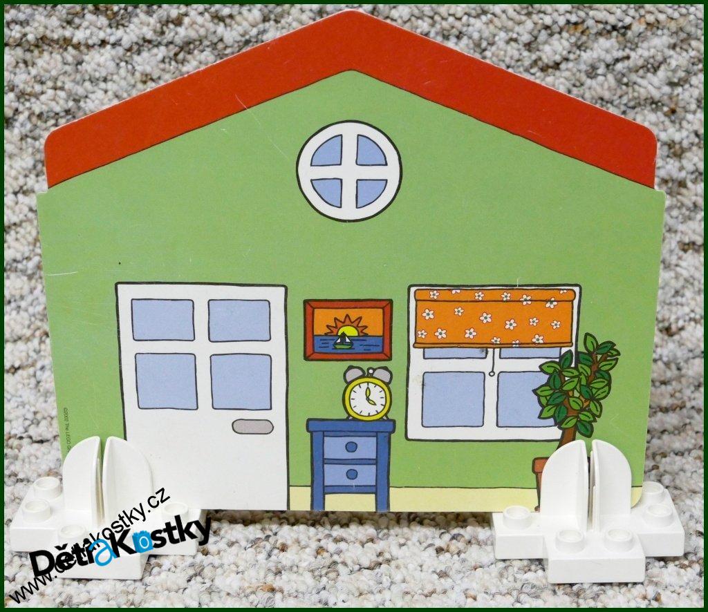 Lego® Duplo® Podstavec pro Plastové Stěny Zelený