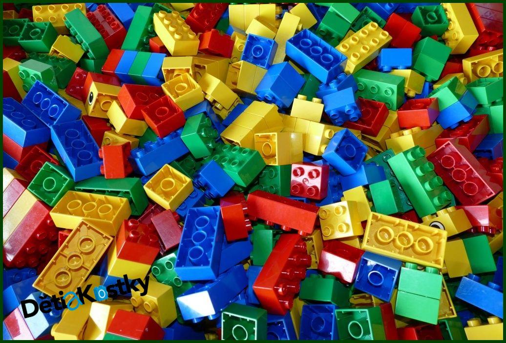 Lego® Duplo® Kostky 0,5 KG Standart - Leštěné Kostky!!