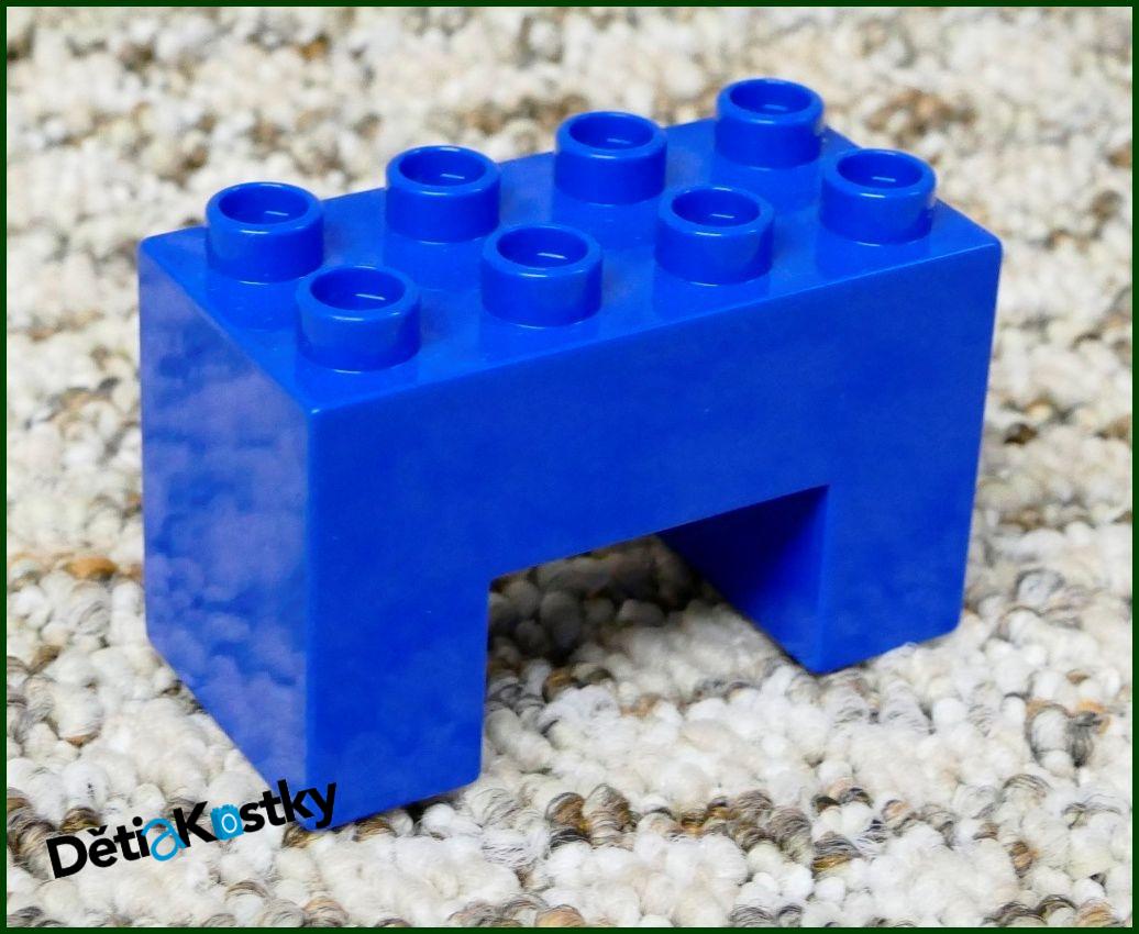 Lego® Duplo® Kostka Podstavec Mostu 2x4 Modrý