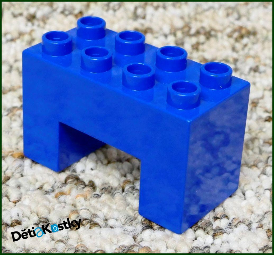 Lego® Duplo® Kostka Podstavec Mostu 2x4 Modrý