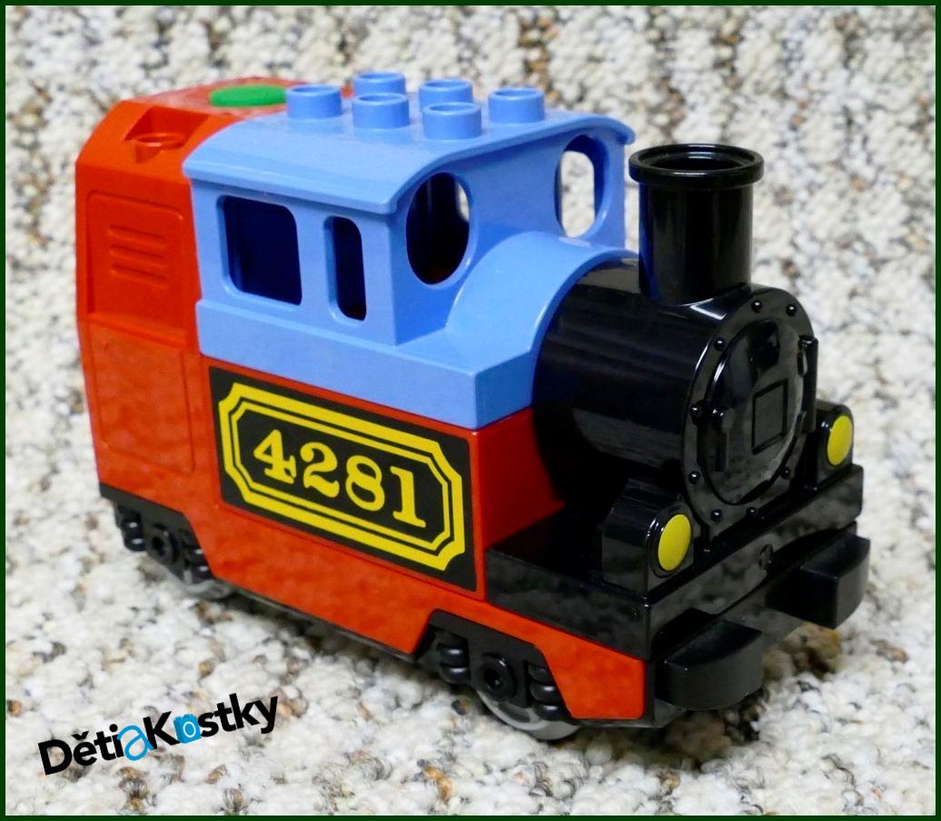 Lego® Duplo® El. Mašinka ze setu 10507 Parní - Funkční - Poškrábaný podvozek