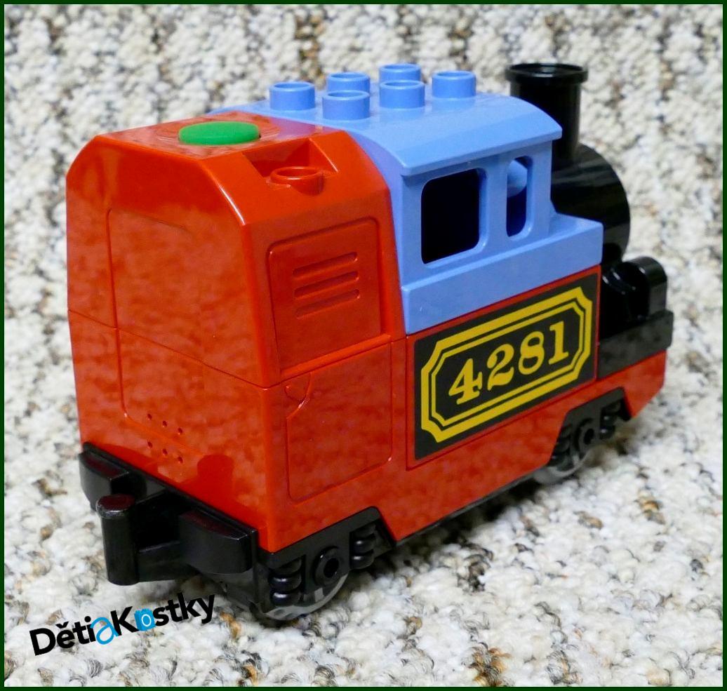 Lego® Duplo® El. Mašinka ze setu 10507 Parní - Funkční - Poškrábaný podvozek