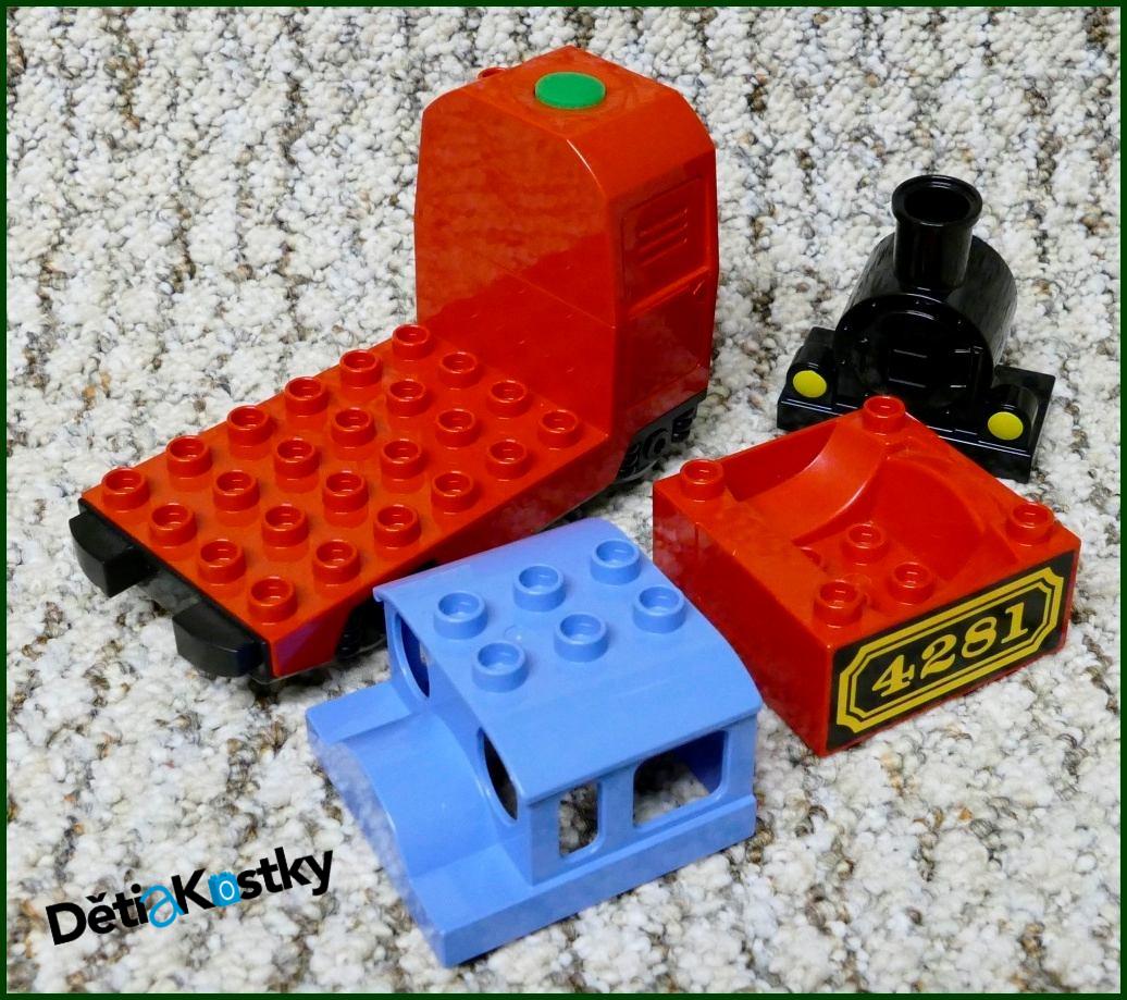 Lego® Duplo® El. Mašinka ze setu 10507 Parní - Funkční - Poškrábaný podvozek