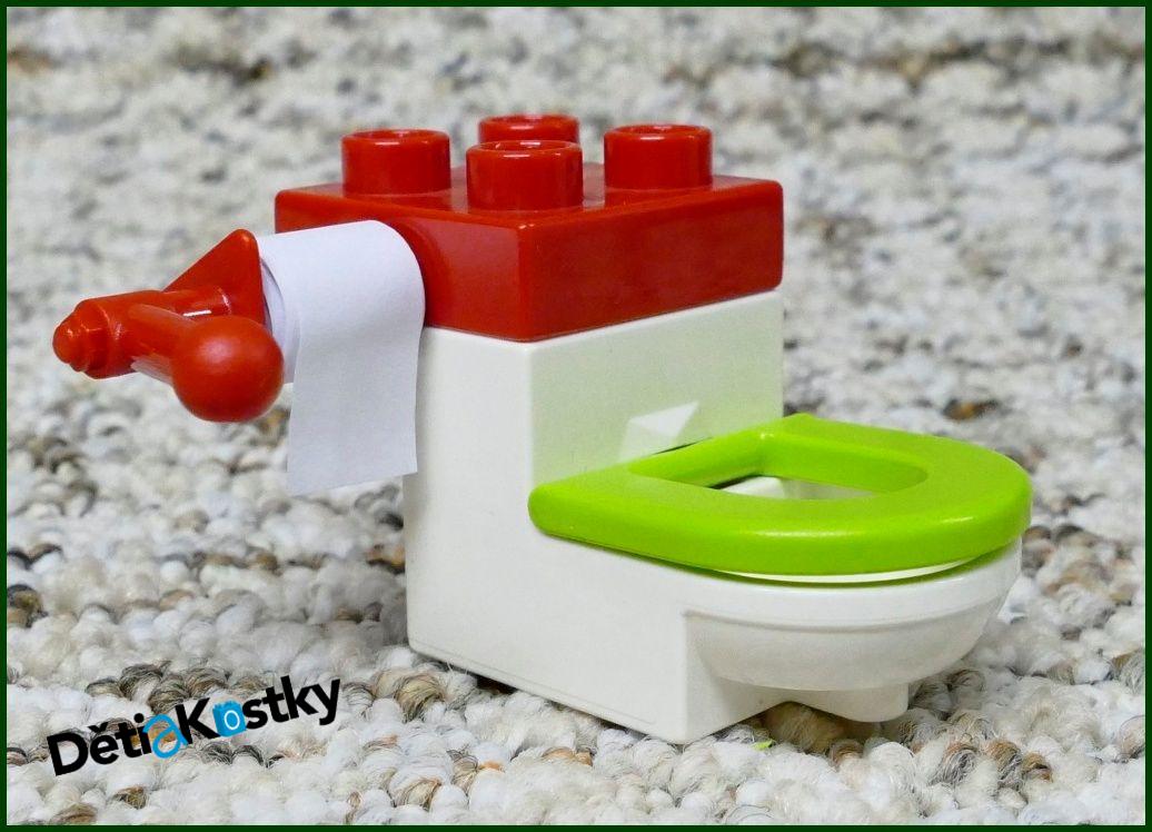 Lego® Duplo® Záchod Světle Žlutý (Žluté Prkénko)