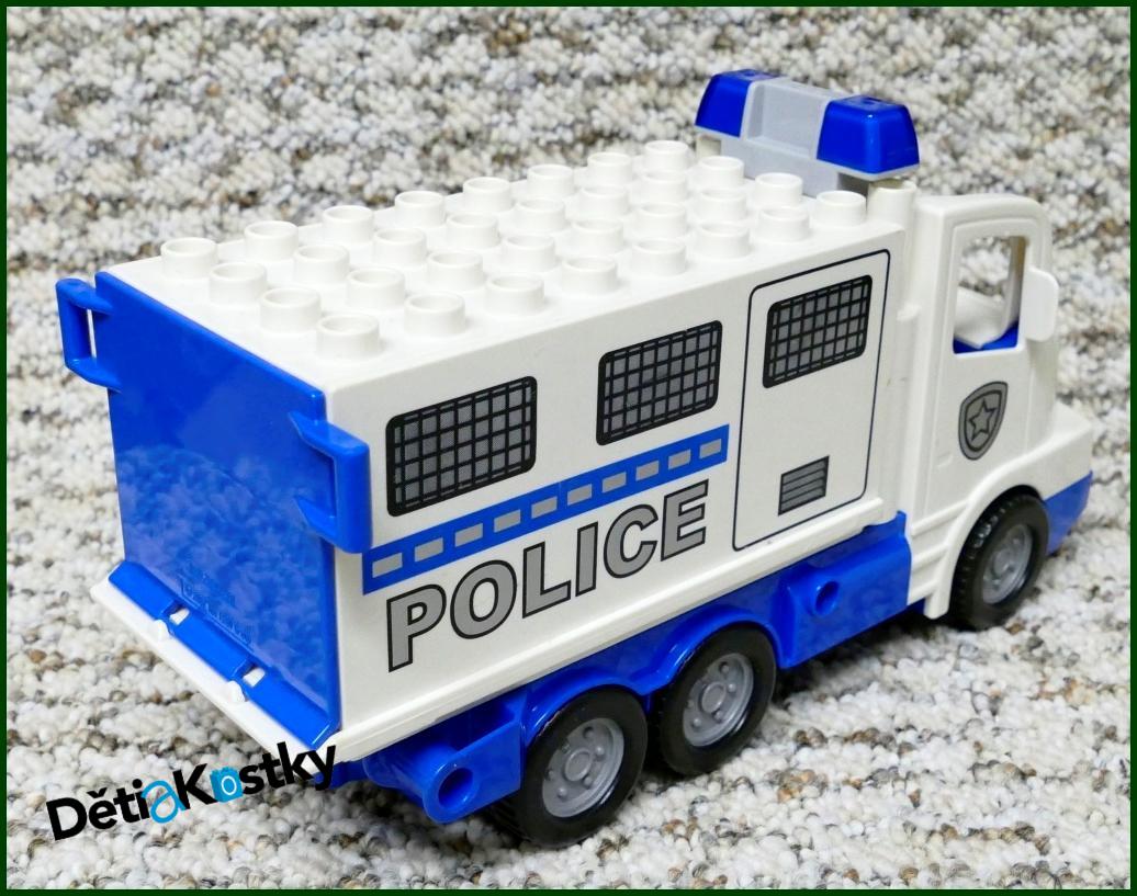 Lego® Duplo® Policejní Anton - Obyčejný Majáček - Černé Dveře