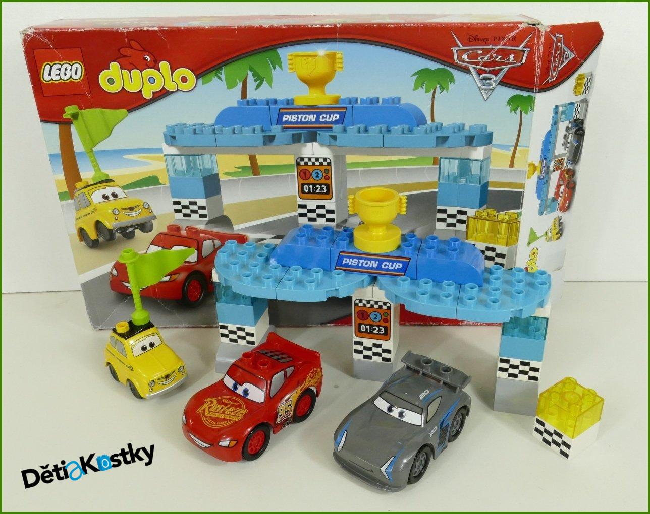 Lego® Duplo® Set 10857 - Závod o Zlatý Píst s Krabicí a Návodem