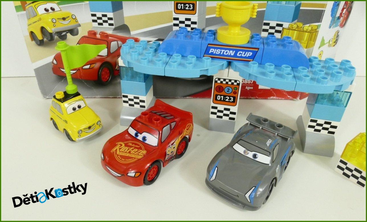 Lego® Duplo® Set 10857 - Závod o Zlatý Píst s Krabicí a Návodem