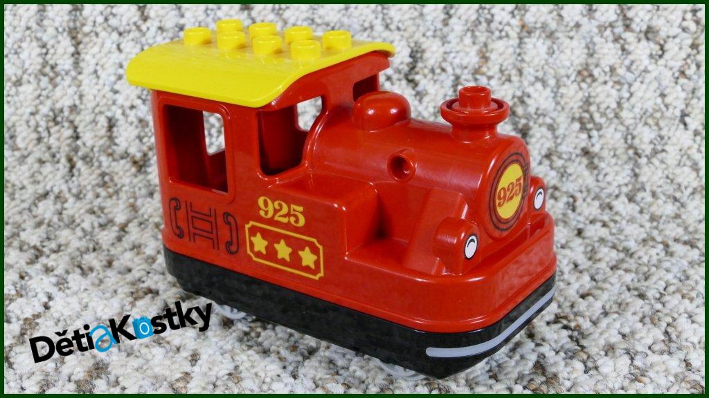 Lego® Duplo® Mašinka Červená Parní - Nový Typ - Viz Popis