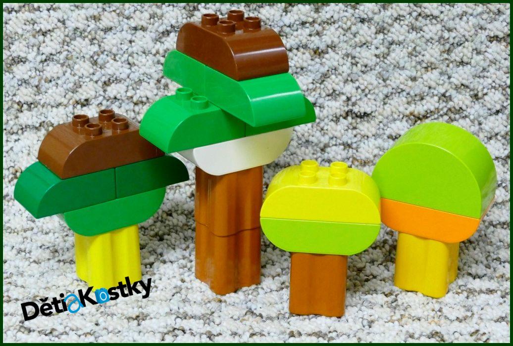 Lego® Duplo® Kostka 2x4 Zaoblená Fosforově Růžová (Stříška)
