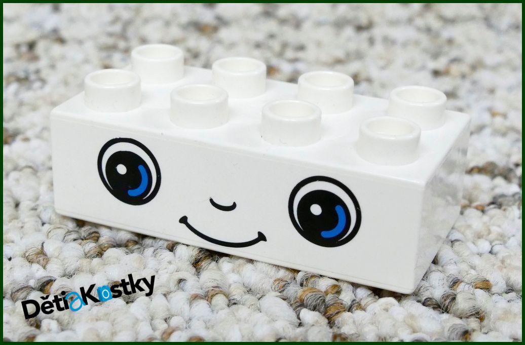 Lego® Duplo® Kostka 2x4 Azurová - Oči