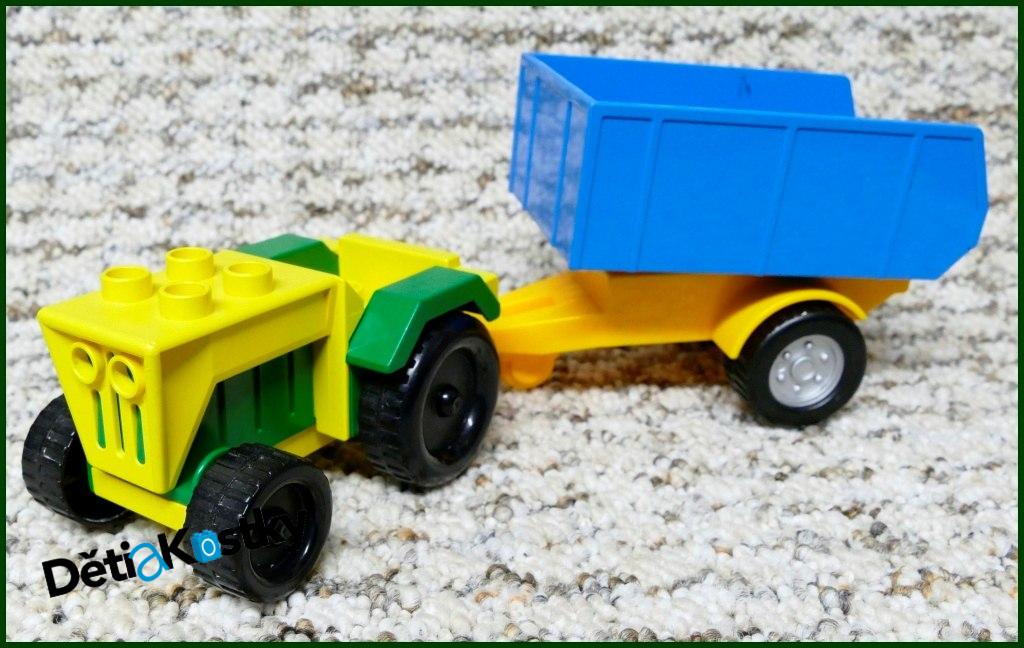 Lego® Duplo® Traktor Malý Modrý s Figurkou