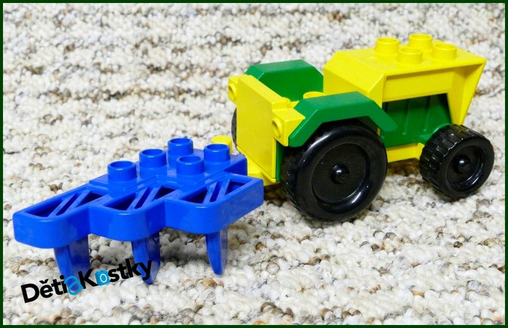 Lego® Duplo® Traktor Malý Modrý s Figurkou