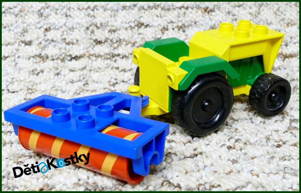 Lego® Duplo® Traktor Malý Modrý s Figurkou