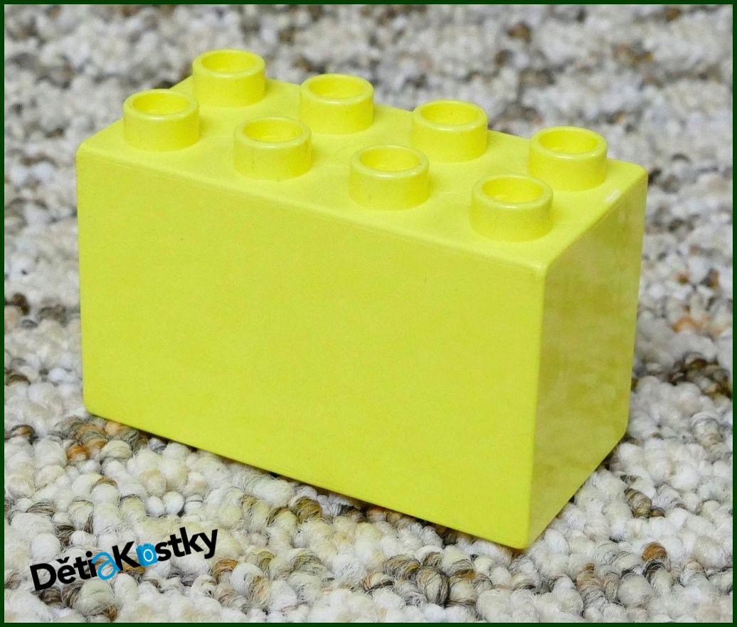 Lego® Duplo® Kostka 2x4x2 Světle Žlutá
