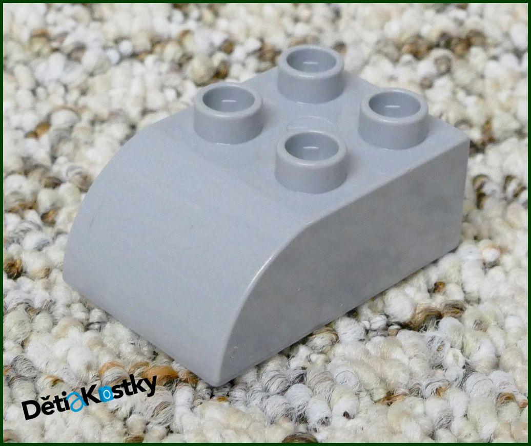 Lego® Duplo® Kostka 2x3 Zkosená Světle Šedá