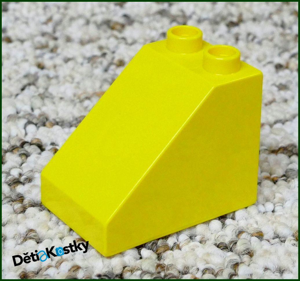 Lego® Duplo® Kostka 3x2 Zkosená Vysoká Žlutá