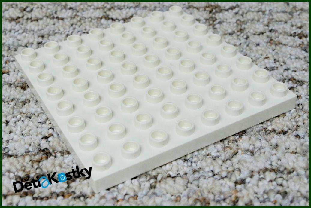 Lego® Duplo® Podložka/Deska 8x8 Bílá