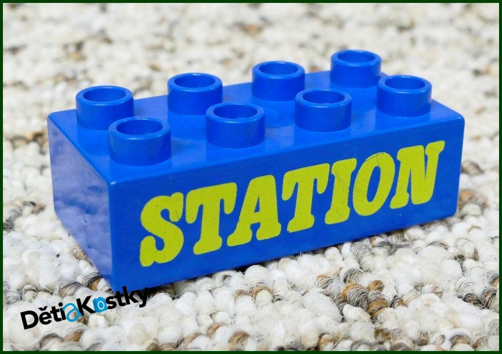 Lego® Duplo® Kostka 2x4 Modrá - Station