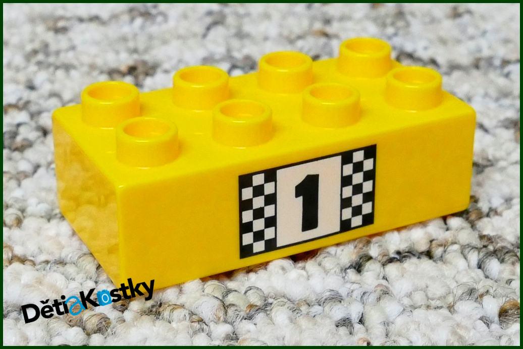 Lego® Duplo® Kostka 2x4 Oranžová - 1