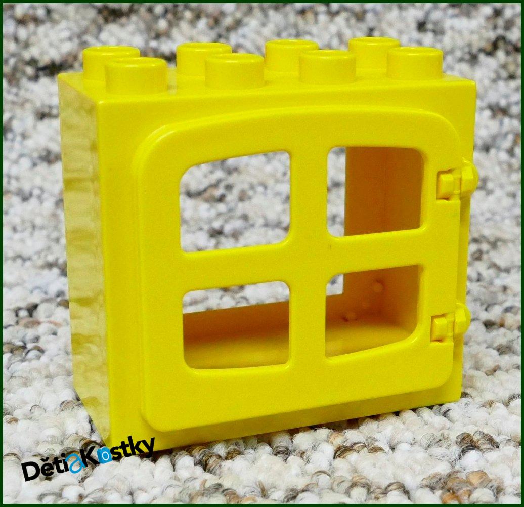 Lego® Duplo® Kostka s Oknem Žlutá - Žlutá Okenice