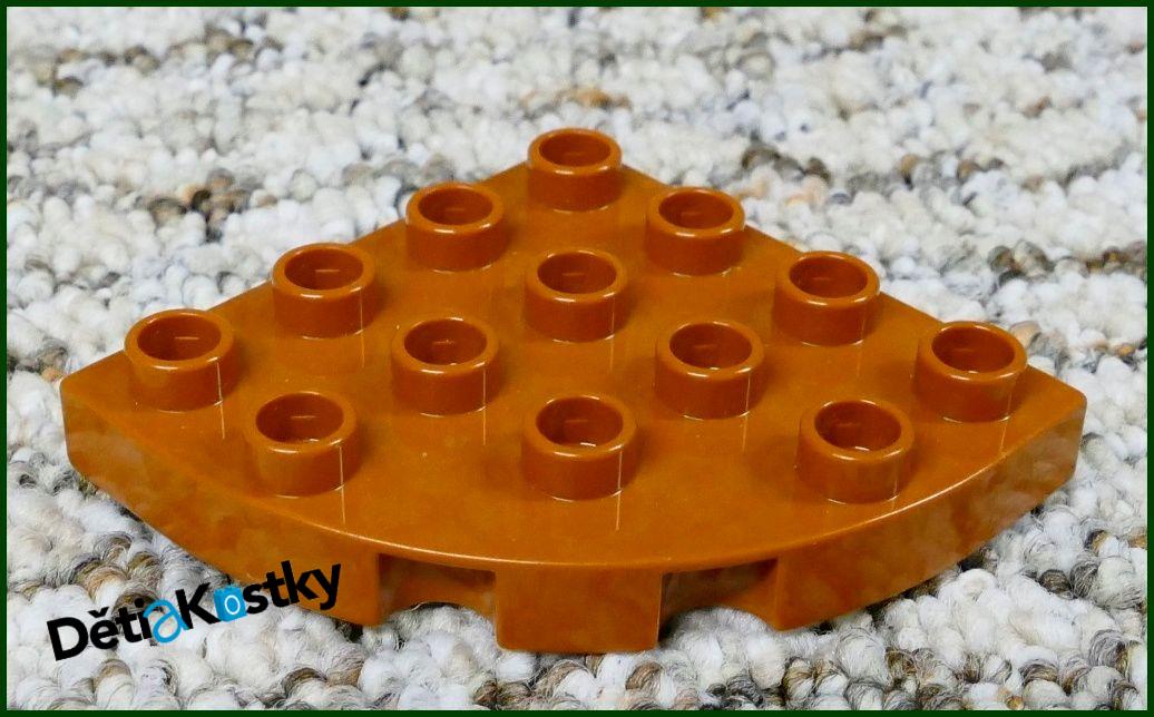 Lego® Duplo® Podložka/Destička 4x4 Kulatá Světle Hnědá