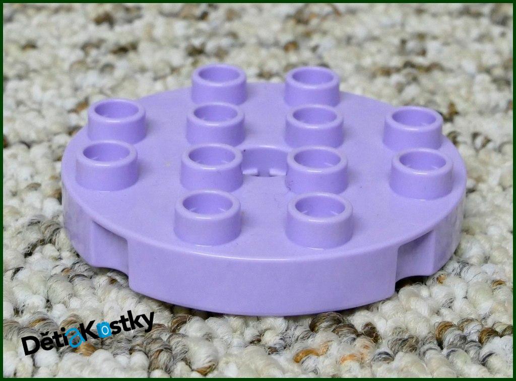 Lego® Duplo® Podložka/Destička 4x4 Kruh Fialková