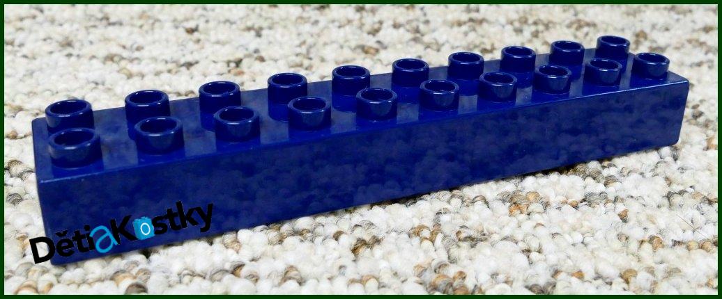 Lego® Duplo® Kostka 2x10 Tmavě Modrá