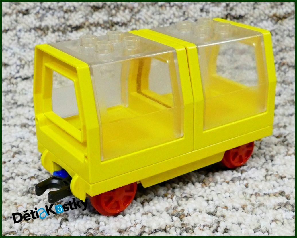 Lego® Duplo® Vagon pro Cestující - Prosklené Kabiny Žluté
