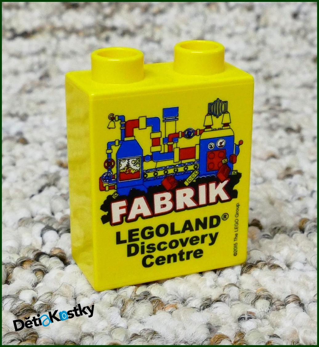 Lego® Duplo® Kostka 1x2x2 Žlutá - Fabrik Legoland