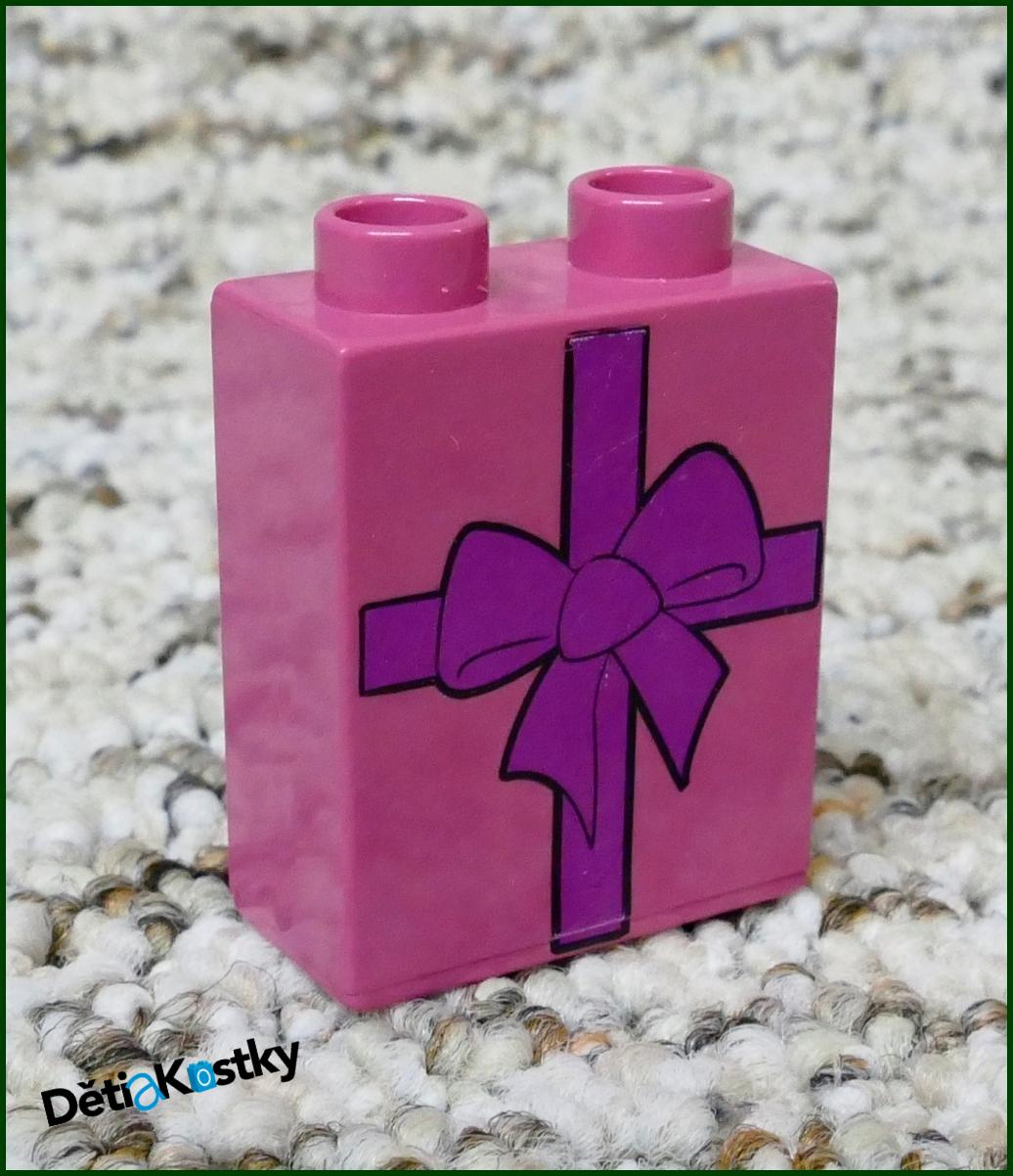 Lego® Duplo® Kostka 1x2x2 Růžová - Dárek