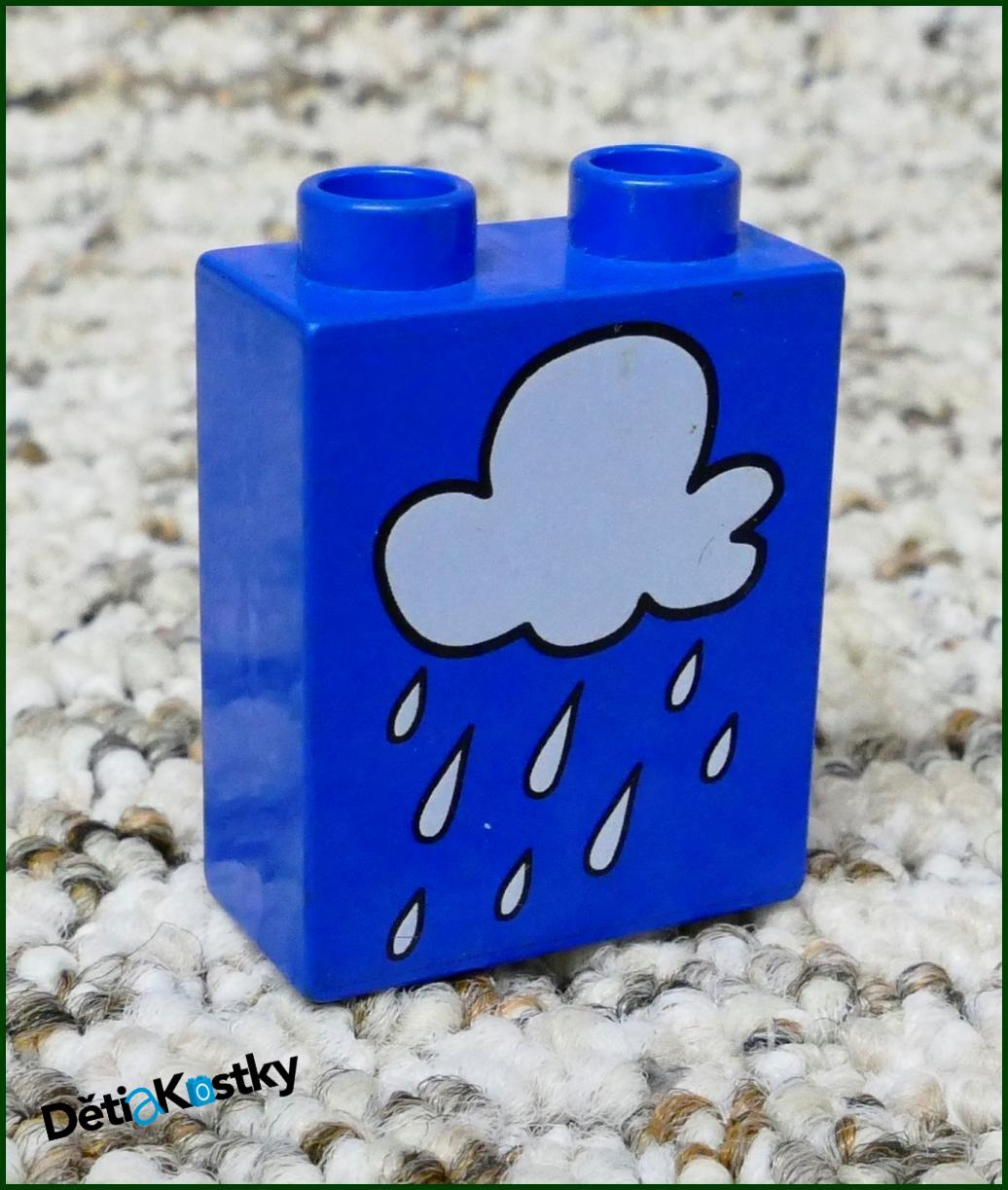Lego® Duplo® Kostka 1x2x2 Modrá - Mráček