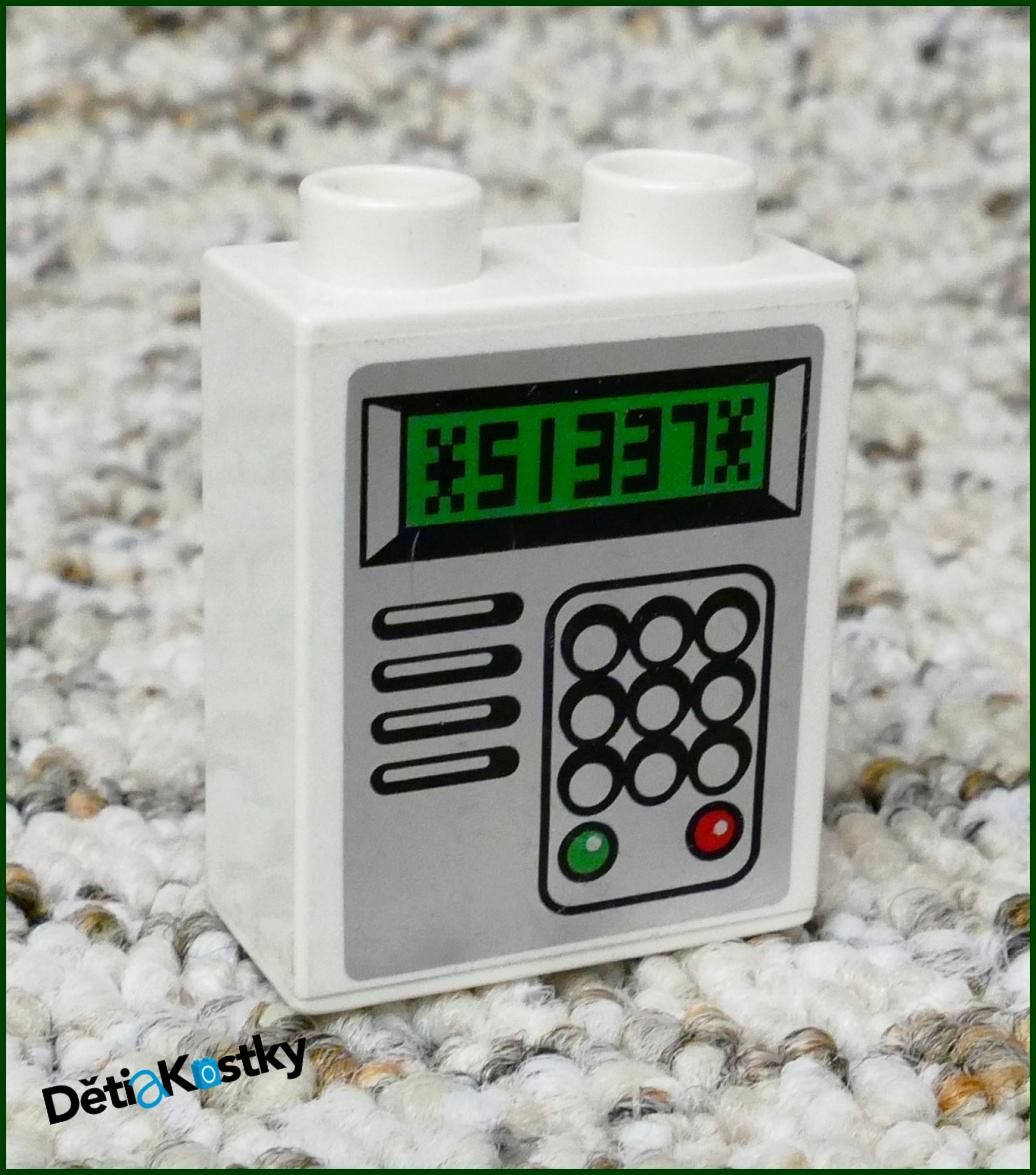 Lego® Duplo® Kostka 1x2x2 Bílá - Pokladna