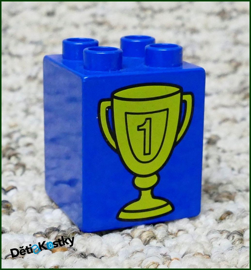 Lego® Duplo® Kostka 2x2x2 Modrá - Žlutý Pohár