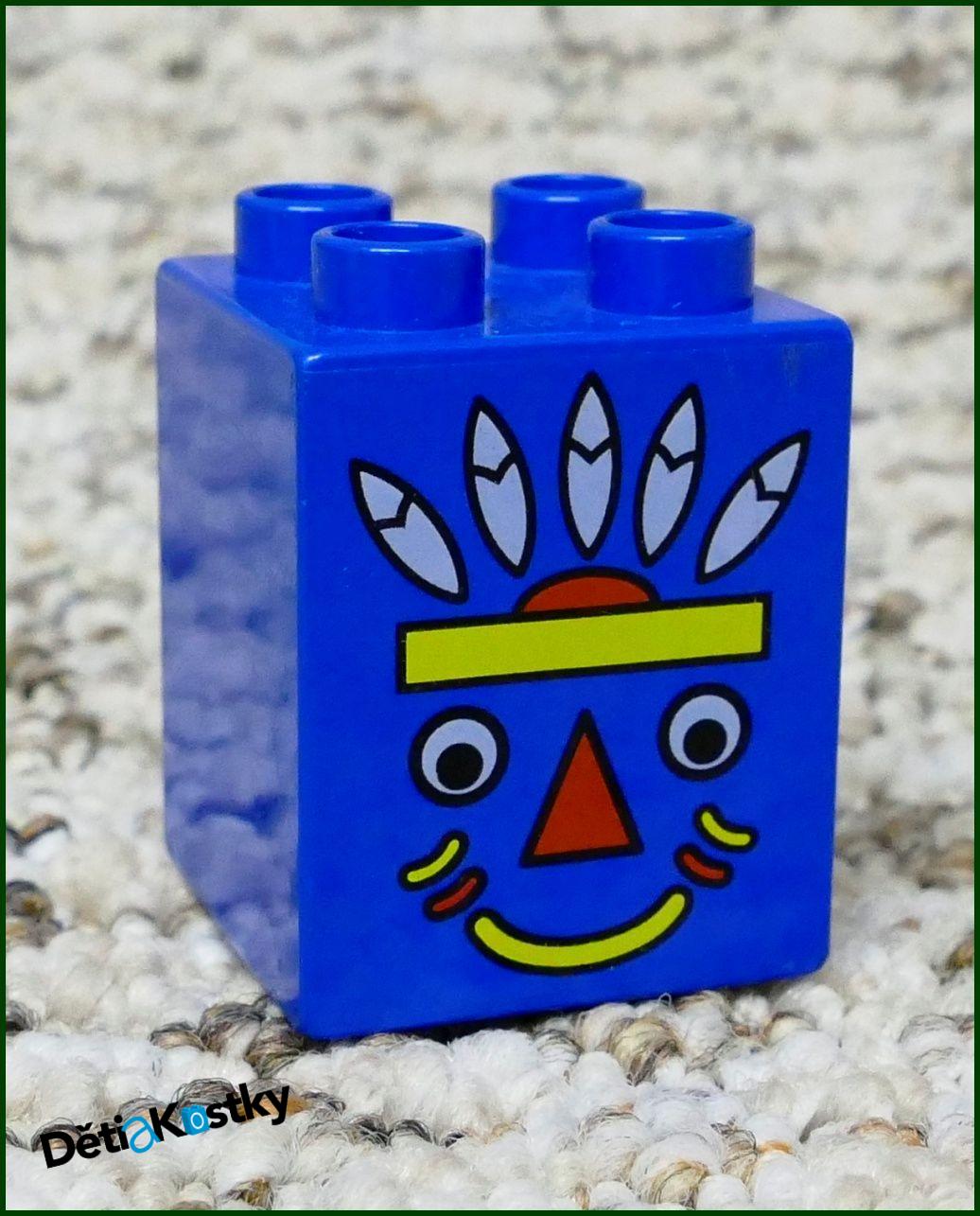 Lego® Duplo® Kostka 2x2x2 Modrá - Totem