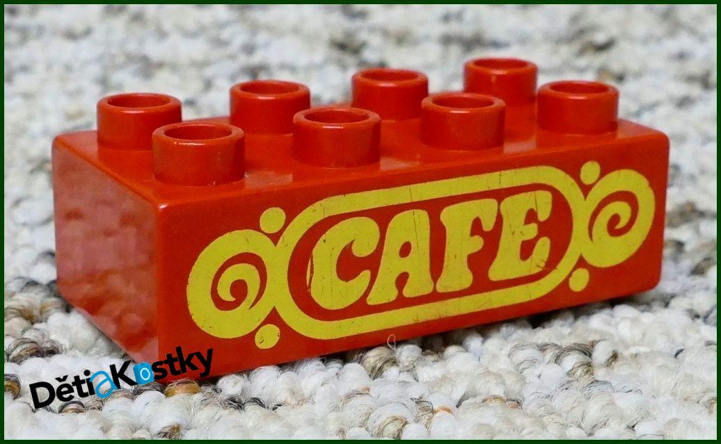 Lego® Duplo® Kostka 2x4 Červená - Café