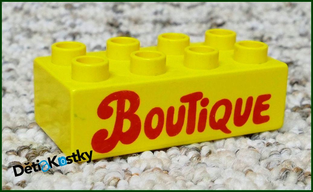 Lego® Duplo® Kostka 2x4 Žlutá - Boutique