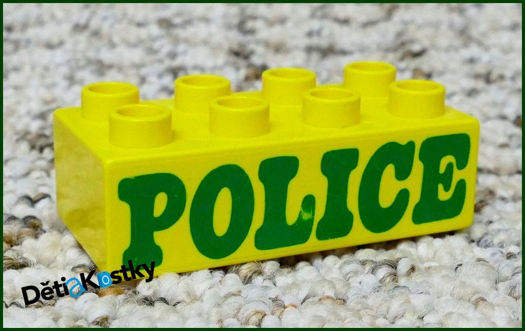 Lego® Duplo® Kostka 2x4 Žlutá - Police