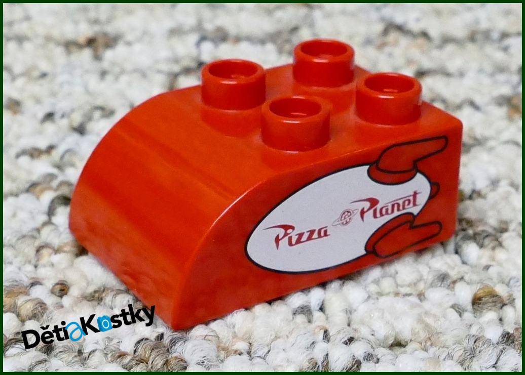 Lego® Duplo® Kostka 2x3 Zaoblená - Obrázek Pizza