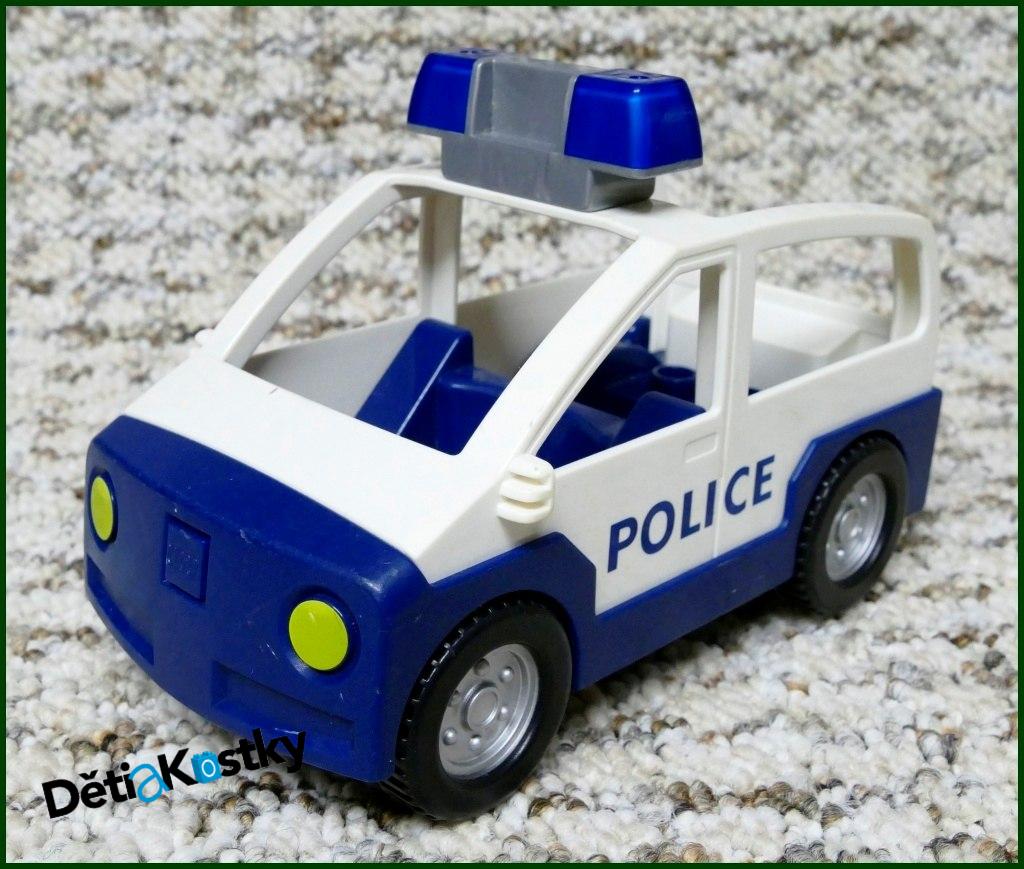 Lego® Duplo® Policejní Dodávka - Tmavě Modrý Podvozek