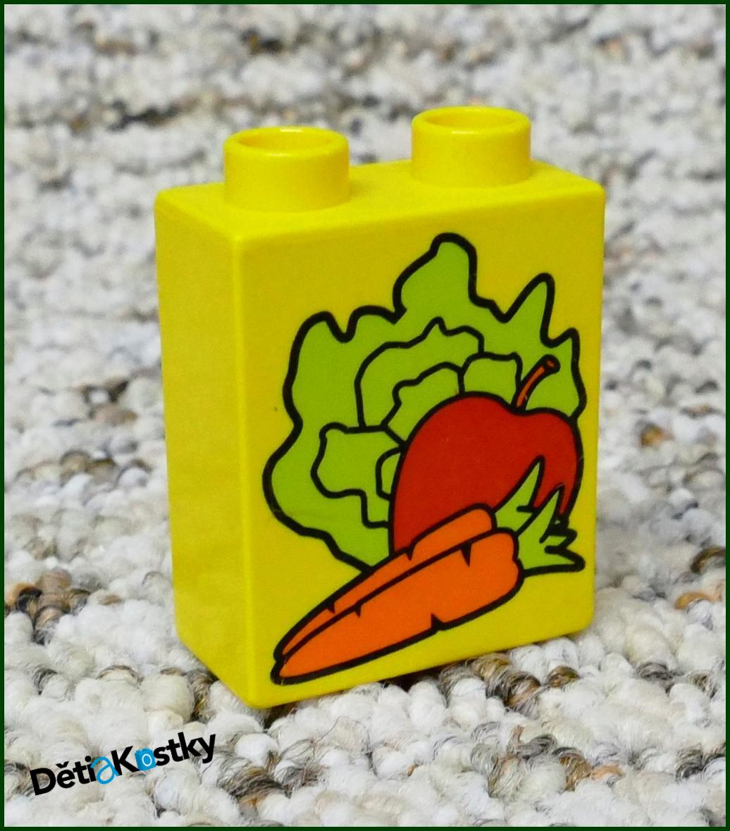 Lego® Duplo® Kostka 1x2x2 Žlutá - Zelenina