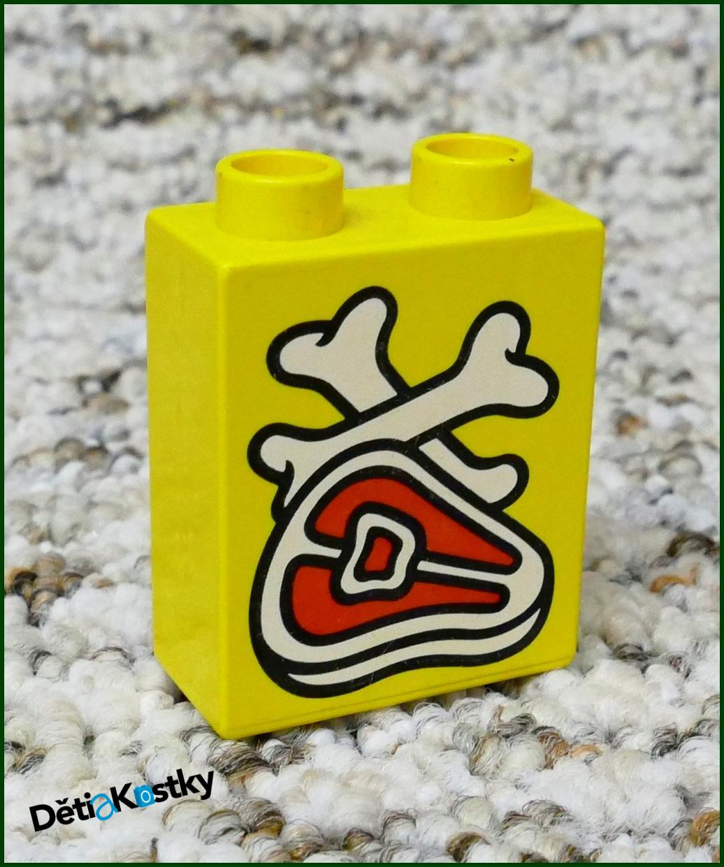 Lego® Duplo® Kostka 1x2x2 Žlutá - Maso