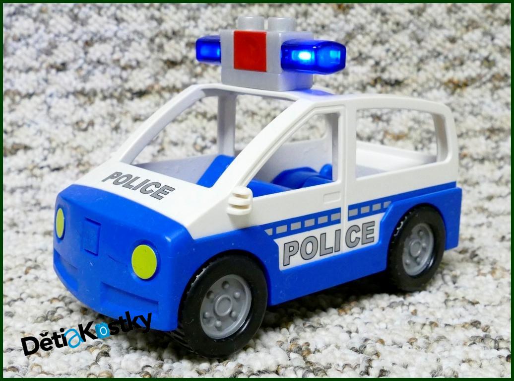 Lego® Duplo® Policejní Auto Větší s Majáčkem (Houká/Bliká)