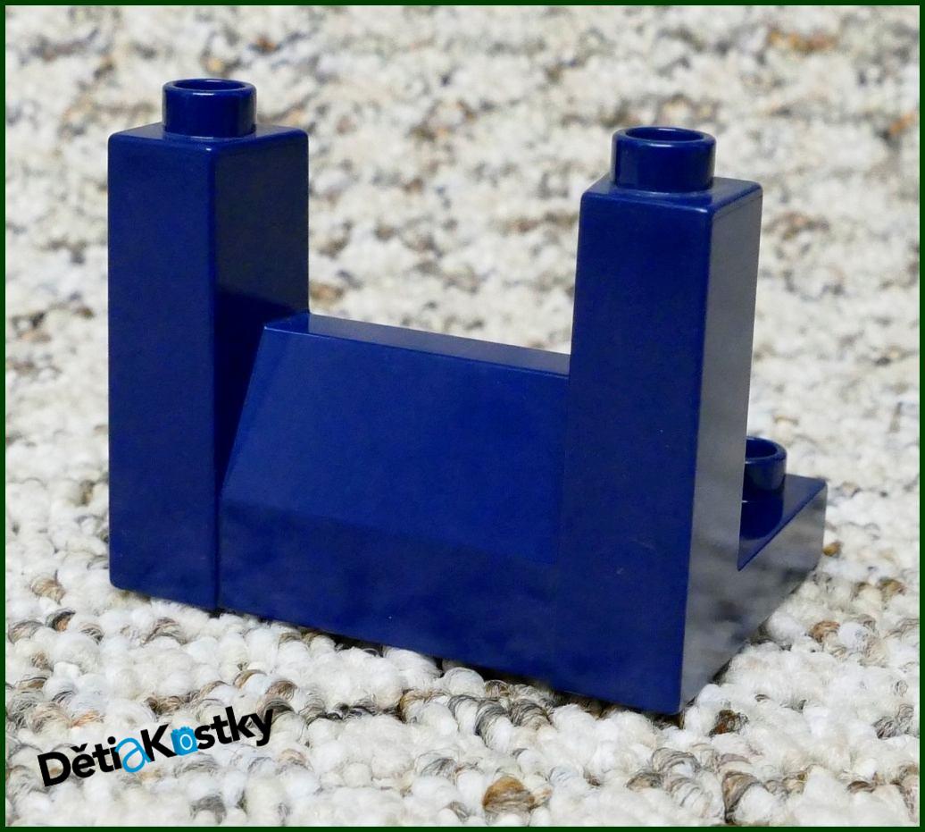 Lego® Duplo® Hradba Horní Díl - Tmavě Modrá