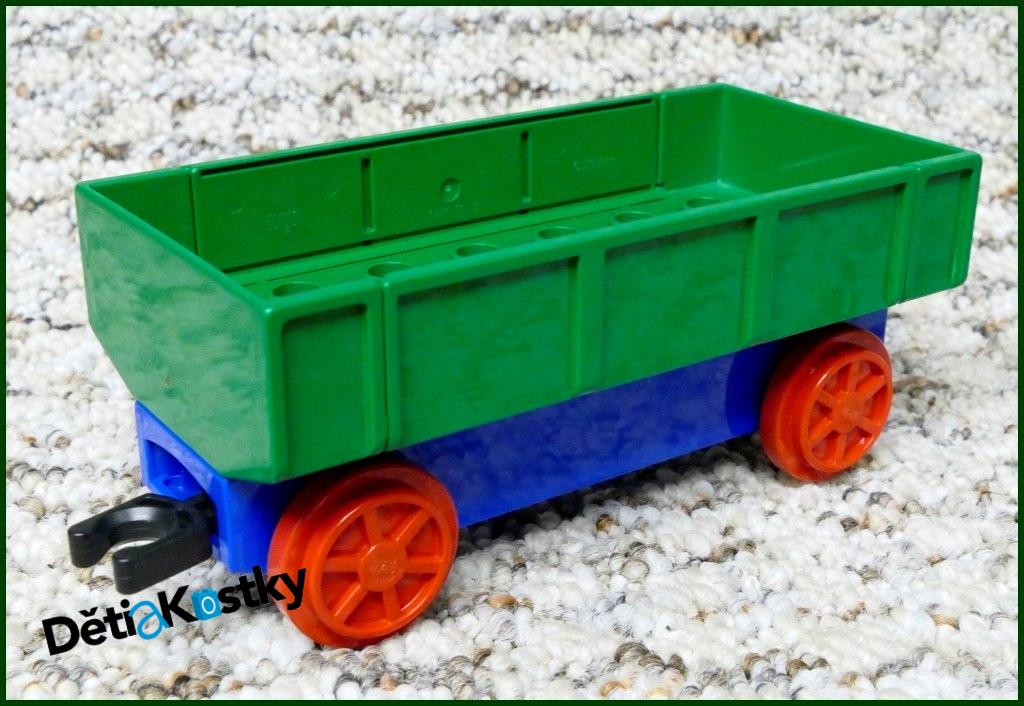 Lego® Duplo® Vagon s Korbou Dlouhý Zelený