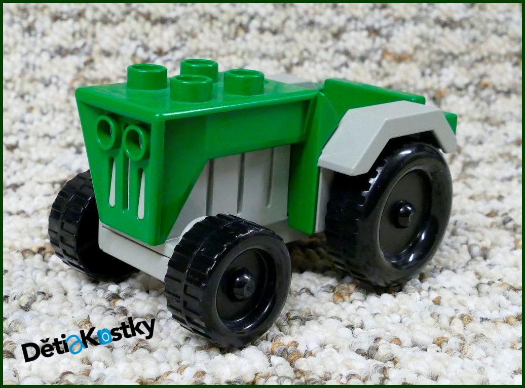 Lego® Duplo® Traktor Malý - Tmavě Zelený