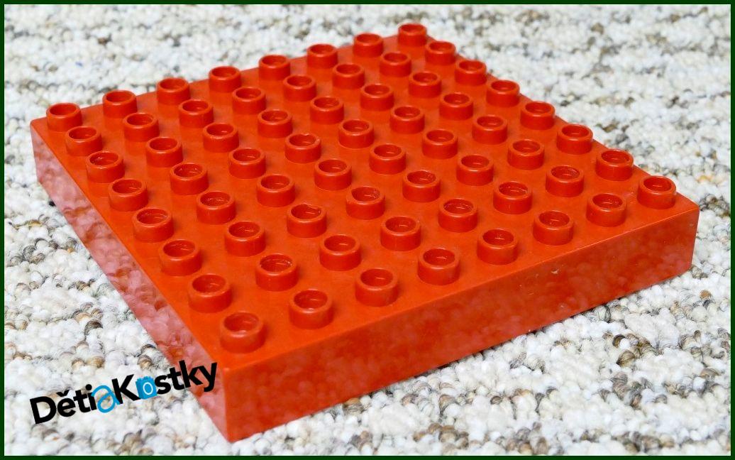 Lego® Duplo® Podložka/Deska 8x8 Červená Vysoká