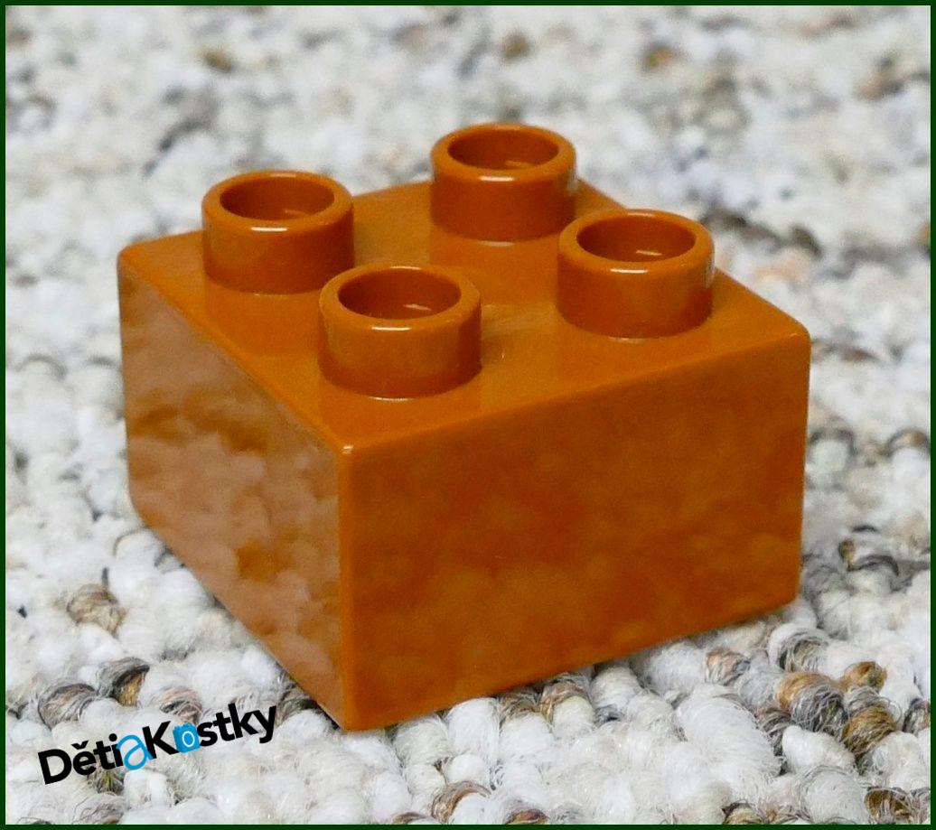 Lego® Duplo® Kostka 2x2 Hnědá